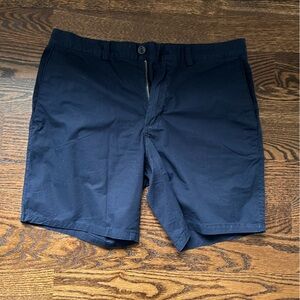Banana Republic Dark Blue Flat Front Shorts